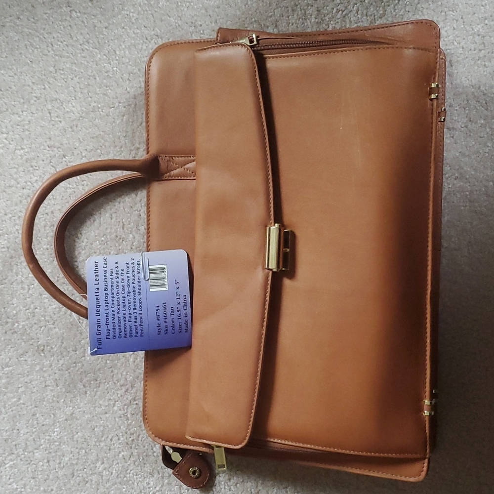 Brown/Tan Briefcase/laptop Case